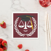 Rechtsgeleerdheid afstuderen servet (Insitu)