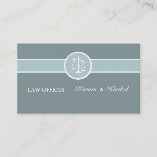 Rechtsgrond van het Hof van Justitie Visitekaartje (Voorkant)