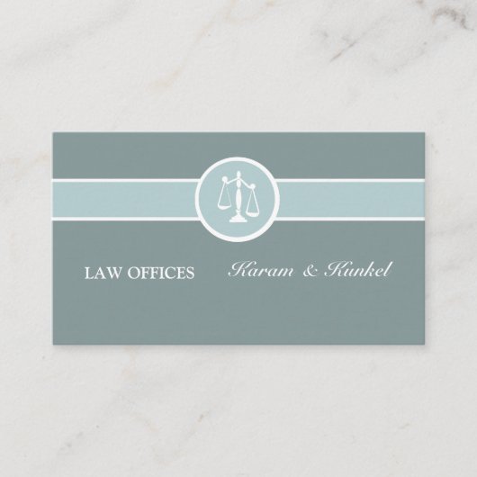 Rechtsgrond van het Hof van Justitie Visitekaartje (Voorkant)