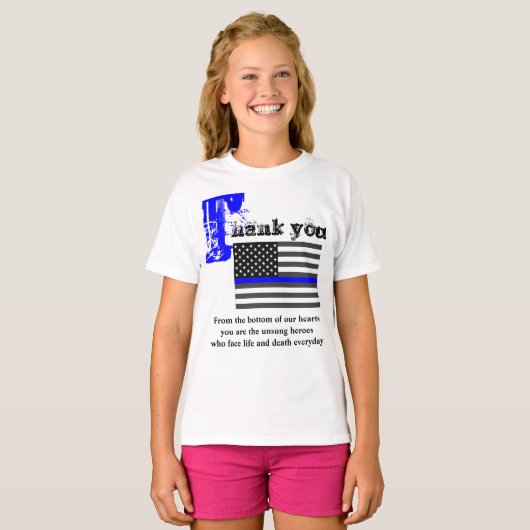 RECHTSHANDHAVING DANK U T-SHIRT (Voorkant volledig)