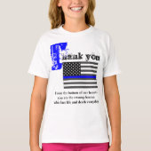 RECHTSHANDHAVING DANK U T-SHIRT (Voorkant)