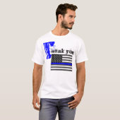RECHTSHANDHAVING DANK U T-SHIRT (Voorkant volledig)