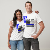 RECHTSHANDHAVING DANK U T-SHIRT (Unisex)