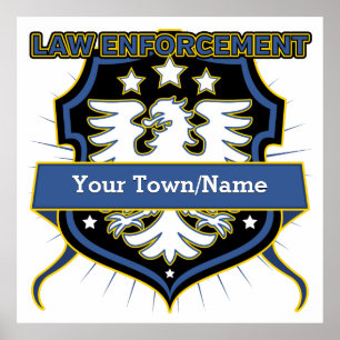 Rechtshandhaving Heraldry Crest Poster