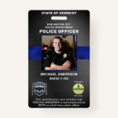 Rechtshandhaving persoonlijke foto politie-ID Kaar Badge (Voorkant)