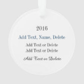 Rechtshandhaving - Politie - Dank u wel Ornament (achterkant)