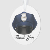 Rechtshandhaving - Politie - Dank u wel Ornament (voorkant)