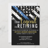 Rechtshandhaving Politie Departement Pensioen Part Kaart (Voorkant)