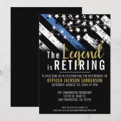 Rechtshandhaving Politie Departement Pensioen Part Kaart (Voorkant / Achterkant)