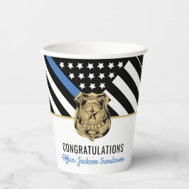 Rechtshandhaving Politie Departement Pensioen Part Papieren Bekers