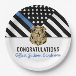 Rechtshandhaving Politie Departement Pensioen Part Papieren Bordje