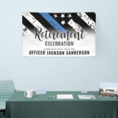 Rechtshandhaving Politie Departement Pensioen Part Spandoek (Beurs)