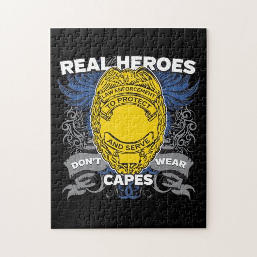 Rechtshandhaving Real Heroes Legpuzzel (Verticaal)