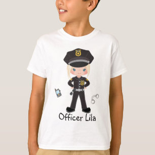 Rechtshandhaving T voor gepersonaliseerde meisjesp T-shirt