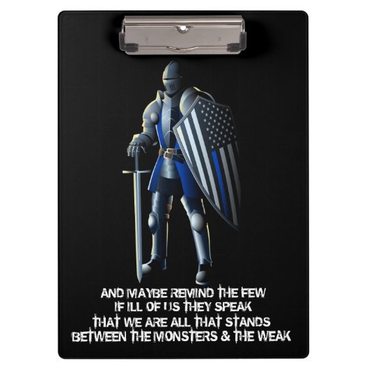 Rechtshandhavingsklembord Klembord (Voorkant)