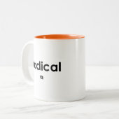 Rechtshandige Radicale Definitie Mok (Voorkant links)