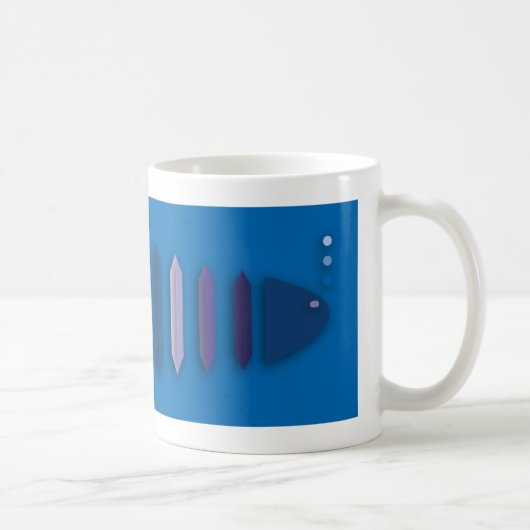 Rechtshandige Vismok Koffiemok (Rechts)