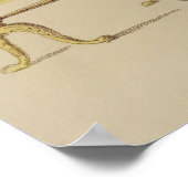 Rechtsjurk, mode bord van Ackermann's Reposi Poster (Hoek)