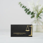 Rechtskundige advocaat visitekaartje (Staand voorkant)
