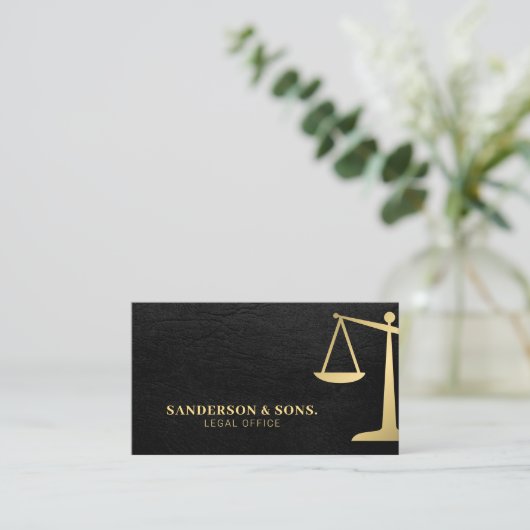 Rechtskundige advocaat visitekaartje (Staand voorkant)