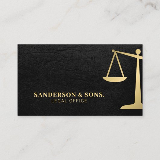 Rechtskundige advocaat visitekaartje (Voorkant)