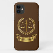 Rechtskundige gepersonaliseerde Case-Mate iPhone h Case (Achterkant)