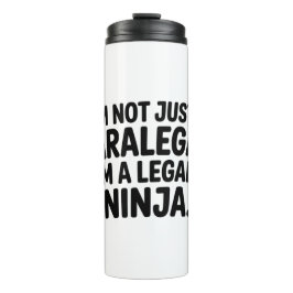 Rechtskundige Ninja Parajuriste Thermische Tumbler Thermosbeker
