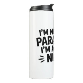 Rechtskundige Ninja Parajuriste Thermische Tumbler Thermosbeker