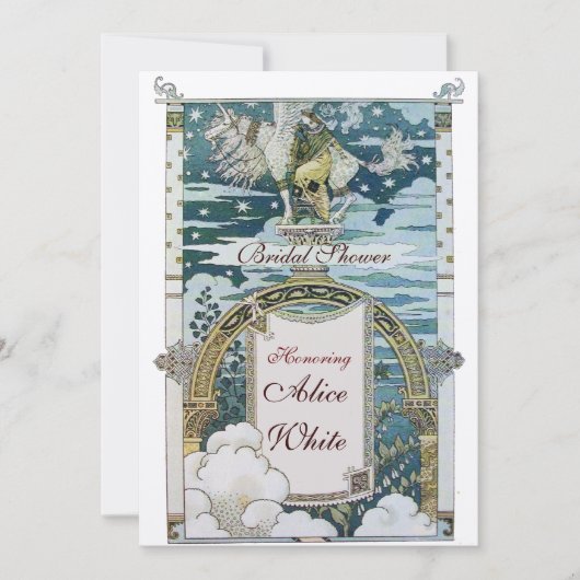 RECHTSMAATREGEL VAN DE UNICORN VRIJGEZELLENFEEST P KAART (Voorkant)