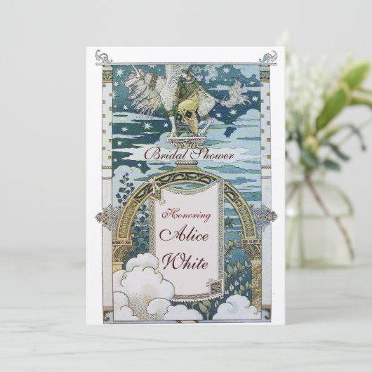 RECHTSMAATREGEL VAN DE UNICORN VRIJGEZELLENFEEST P KAART (Staand voorkant)