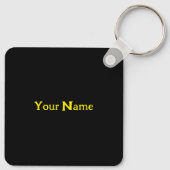 Rechtsonder Perfect Rainbow World Down Syndroom Sleutelhanger (Achterkant)