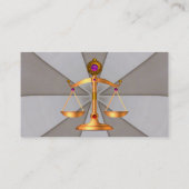 RECHTSSCHEMA'S, RECHTSPERSONEN, ATTORNEY MONOGRAM  VISITEKAARTJE (Achterkant)