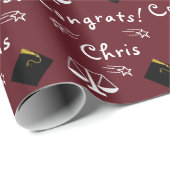 Rechtsschool Afstudeerder Gift Cadeaupapier (Rol Hoek)