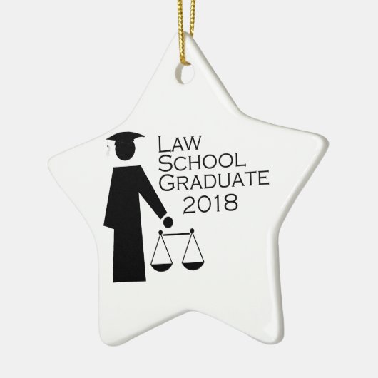 Rechtsschool Afstuderen 2018 Keramisch Ornament (Links)