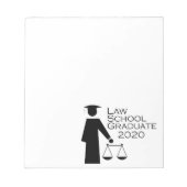 Rechtsschool Afstuderen 2020 Notitieblok (Voorkant)