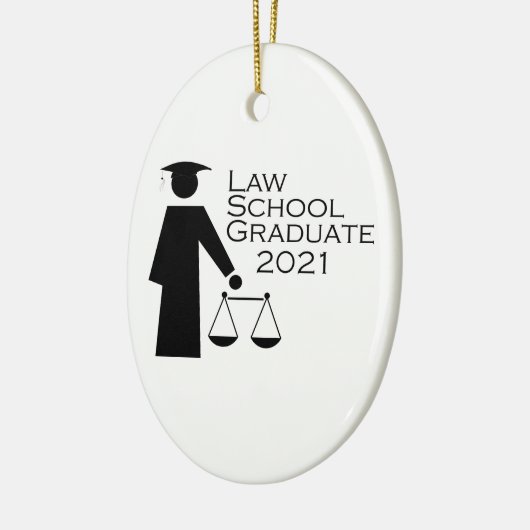 Rechtsschool Afstuderen 2021 Keramisch Ornament (Links)
