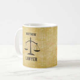 Rechtsschool Afstuderen Congrats Scale of Justice Koffiemok