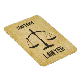 Rechtsschool Afstuderen Congrats Scale of Justice Magneet