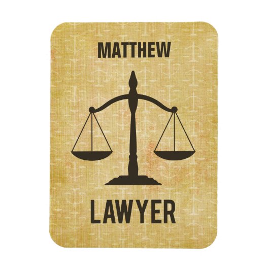 Rechtsschool Afstuderen Congrats Scale of Justice Magneet (Verticaal)