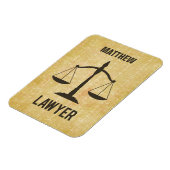 Rechtsschool Afstuderen Congrats Scale of Justice Magneet (Linkerzijde)