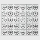 Rechtsschool Afstuderen Gift Cadeaupapier (Vlak)