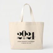 Rechtsschool Afstuderen Gift Grote Tote Bag (Voorkant)