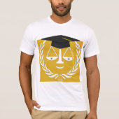 Rechtsschool Afstuderen Gift T-shirt (Voorkant)