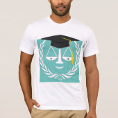 Rechtsschool Afstuderen Gift T-shirt (Voorkant)