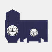 Rechtsschool - Afstuderen - gunstige box Bedankdoosjes (Uitgevouwen)