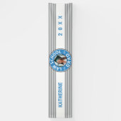 Rechtsschool - Afstuderen - Persoonlijke foto Spandoek (Verticaal)