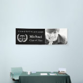 Rechtsschool Afstuderen Schalen van Justitie Spandoek (Beurs)