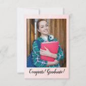 Rechtsschool Modern Gradun Party met bloemen Kaart (Achterkant)