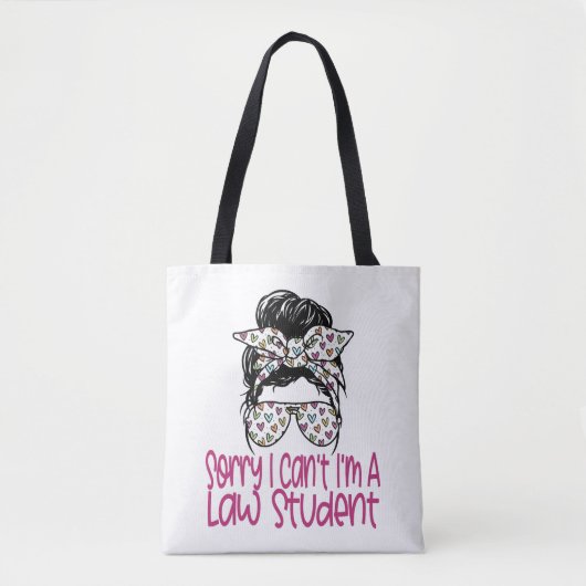 Rechtsschool Student Future Lawyer Funny Gift Tote Bag (Voorkant)