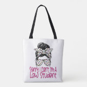 Rechtsschool Student Future Lawyer Funny Gift Tote Bag (Achterkant)